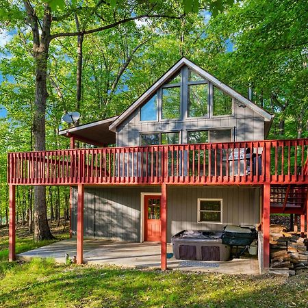 Hot Tub, Large Deck, Wifi, Fire Pit At Chalet Cabin Morton Grove Eksteriør billede