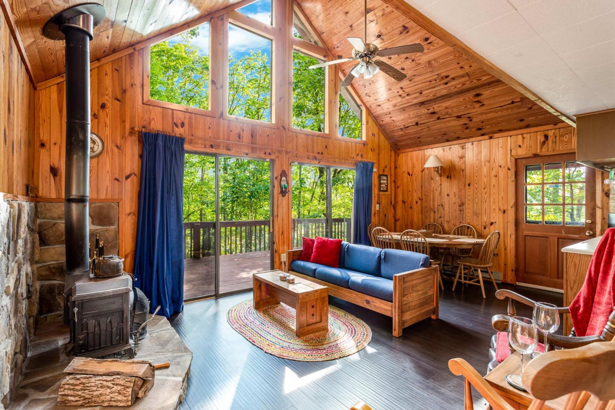 Hot Tub, Large Deck, Wifi, Fire Pit At Chalet Cabin Morton Grove Eksteriør billede